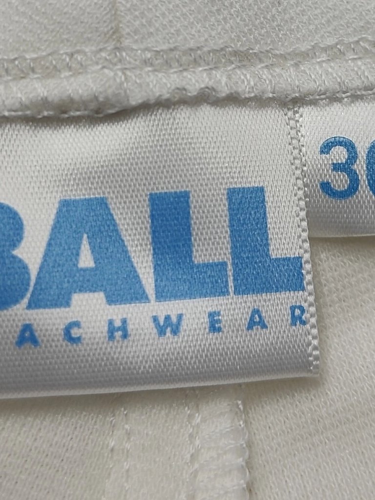 Ball Beachwear Men's White Shorts Size 30 — image 3 of 4